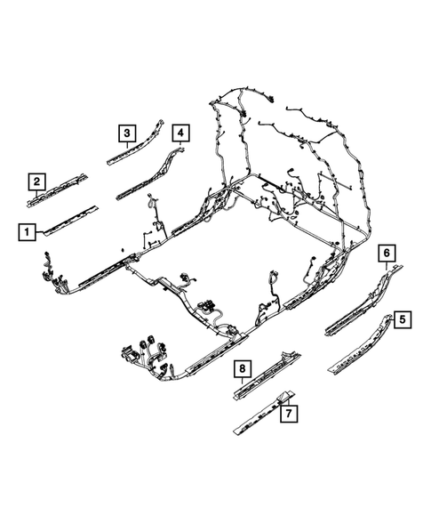 Wiring, Body and Accessories for 2020 Ram 1500 #5