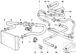 11531741405 - Engine: Water Hose for BMW Image