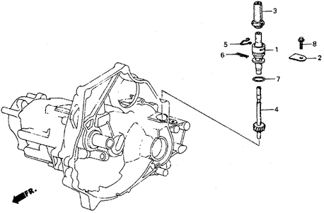 MT Speedometer Gear for 1985 Honda Civic #0