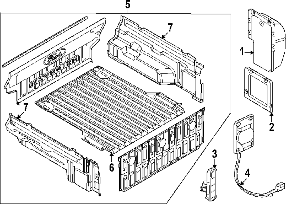 2022-2025 Ford Maverick Storage Box NZ6Z-60286A72-A
