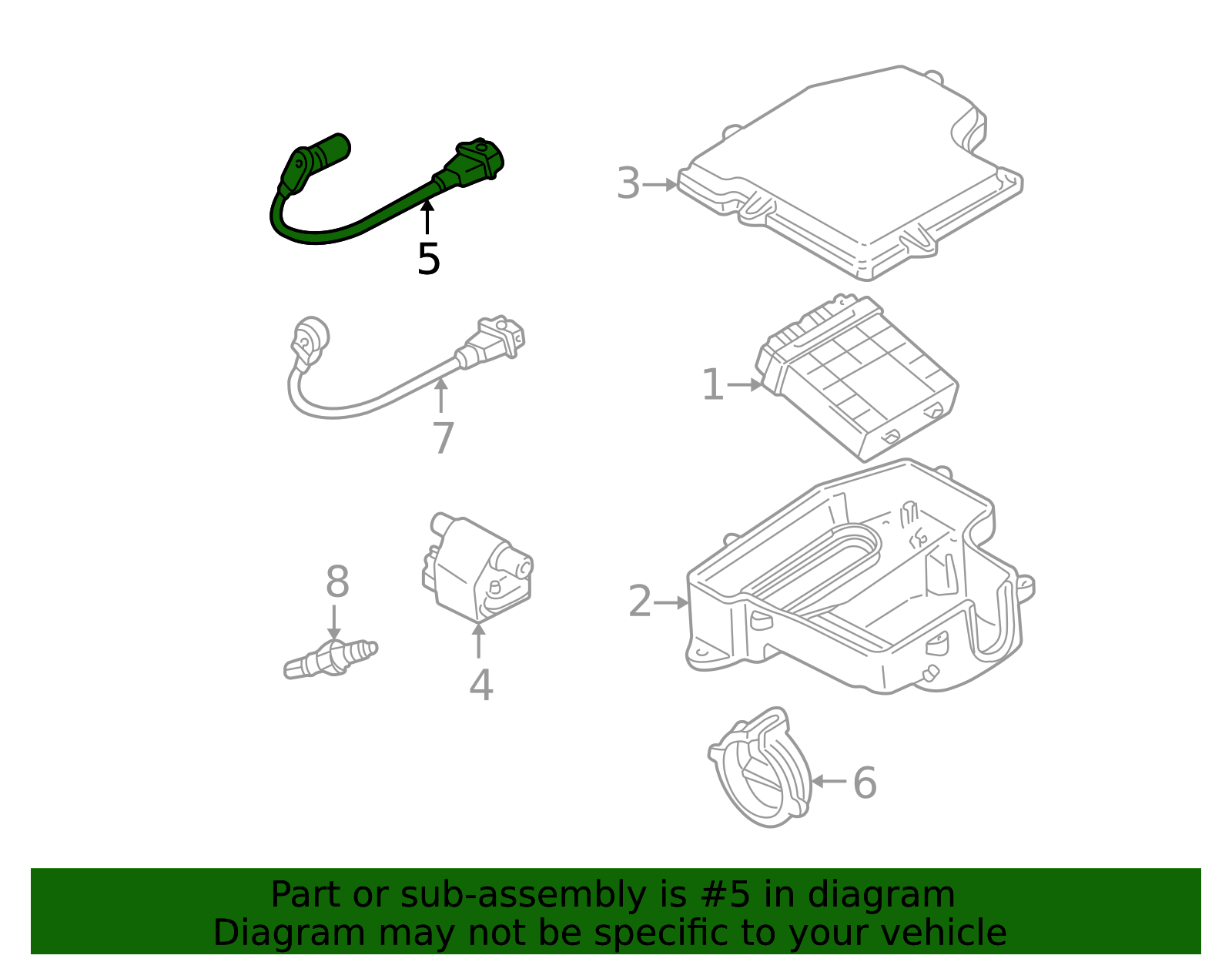07D-905-376-F - Knock Sensor 2002-2004 Volkswagen Passat | Wolfsburg ...