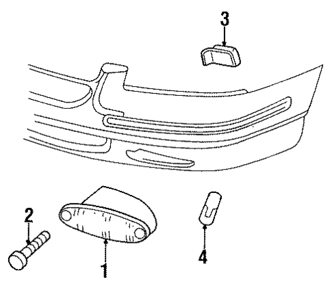 Bulbs - Chassis for 2000 Dodge Stratus #1