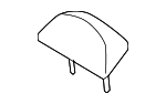 897002F000275 - Body: Headrest for Kia: Spectra Image
