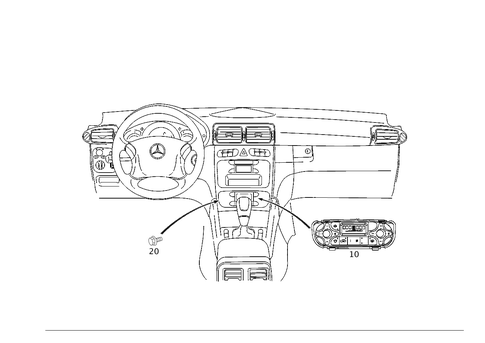 Operating Unit for 2004 Mercedes-Benz C230 #0