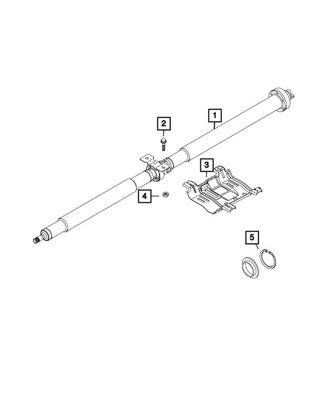 6511599AA - Four Wheel Drive; Differential and Drive Line: Bolt And Washer for Mopar Image