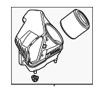 4G0133836AF - Engine: Air Cleaner Assembly for Audi: RS7 Image