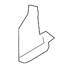 3D1806269F - Body: Air Duct Reinforcement for Volkswagen Image