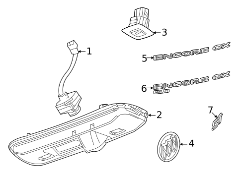 Parking Aid for 2023 Buick Encore GX #2