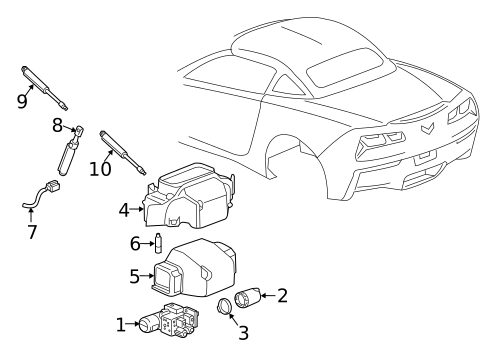 Motor & Components for 2014 Chevrolet Corvette #0