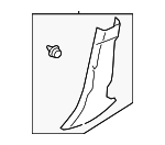 94022FL000VH - Body: Lower Center Pillar Trim for Subaru Image