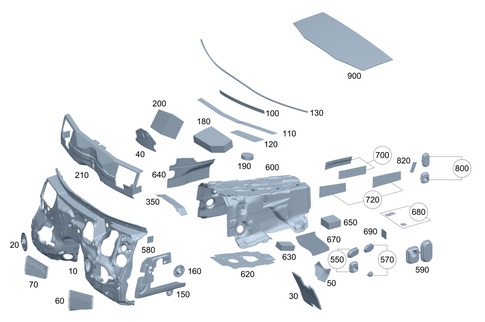 Damping in Passenger Compartment for 1985 Mercedes-Benz 300CD #0