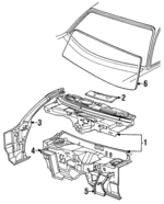 4200031 - Body: Cowl Top Panel for Mopar Image