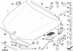 41007891291 - : Frame, Grille, Primed, Left for BMW Image
