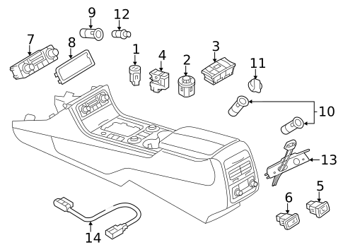 Ignition Lock for 2017 Volkswagen Touareg #1