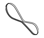 P2260849 - Cooling System: AC Belt for Audi Image