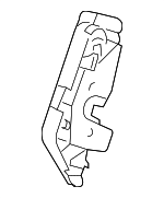 HWE000060 - Body: Lower Latch for Land Rover: Range Rover Image