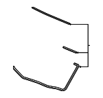 4731SEP000 - Body: Windshield Dam for Acura Image