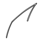 803314RA2A - Body: Run Weather-strip for Nissan: Maxima Image