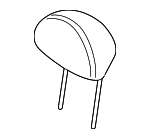 52209805164 - Body: Headrest for Mini: Cooper Countryman, Cooper Paceman Image