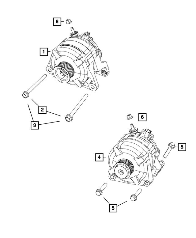 R6029644AB - Electrical: Engine Generator, Remanufactured for Mopar Image image
