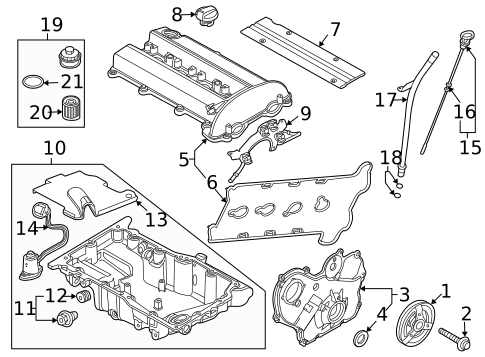 Engine Parts for 2007 Saab 9-3 #0