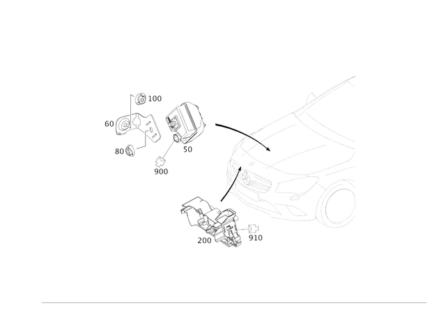 2105402181 - Electrical System: Coupling, Mechanical for Mercedes-Benz Image image
