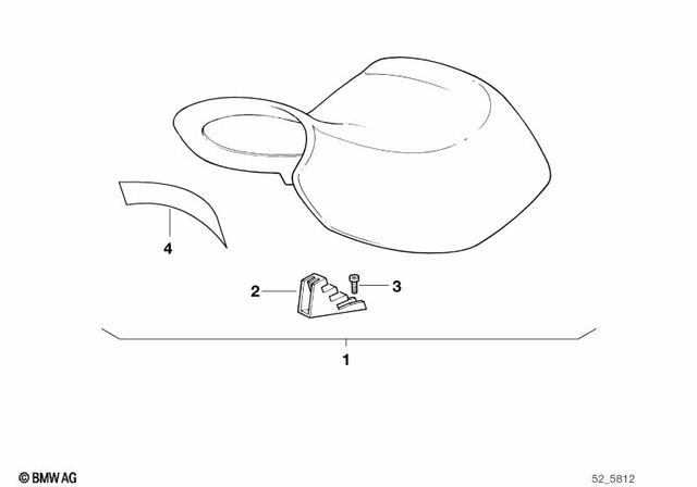 52532313127 - Seats and Seat Bench: Serrated Ajustment -  for BMW-Motorrad Image