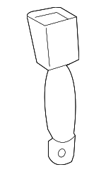 7346060020A3 - Electrical: Center Buckle for Toyota: 4Runner Image