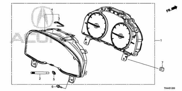 Meter (Denso) for 2013 Acura RDX #0