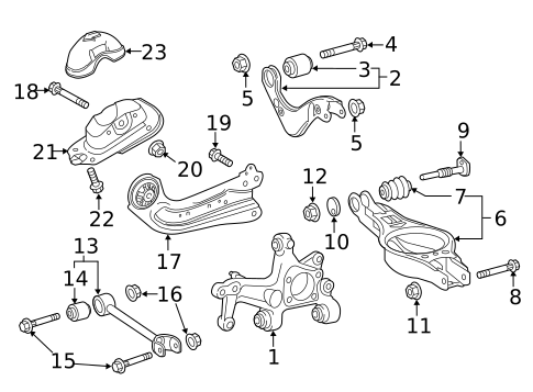 Rear Suspension for 2022 Toyota Prius AWD-e #0