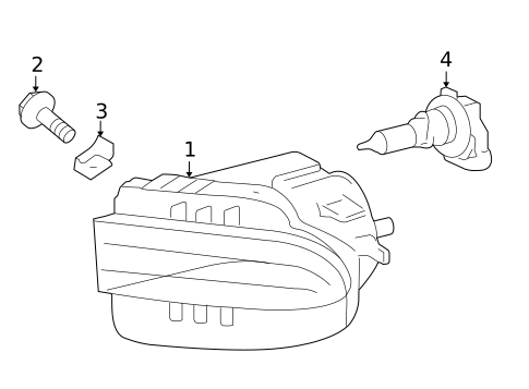 Fog Lamps for 2009 Lexus GS460 #0