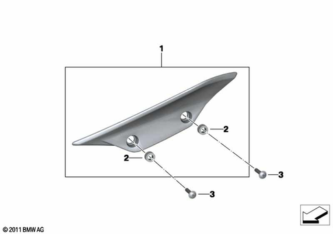 Motorcycle Trim Section, Windshield for 2012 BMW-Motorrad HP4 #9