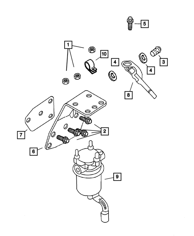 53008550 - Fuel: Clip for Mopar Image