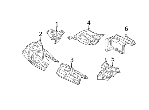 Heat Shields for 2010 Audi Q5 #0