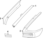 40012059 - : Trim Panel for Volvo: C40 Recharge, EC40 Image