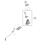 6YU36TX7AF - 948TE; 9-Speed; Automatic Transmission: Transmission Shifter for Ram: ProMaster 1500, ProMaster 2500, ProMaster 3500 Image
