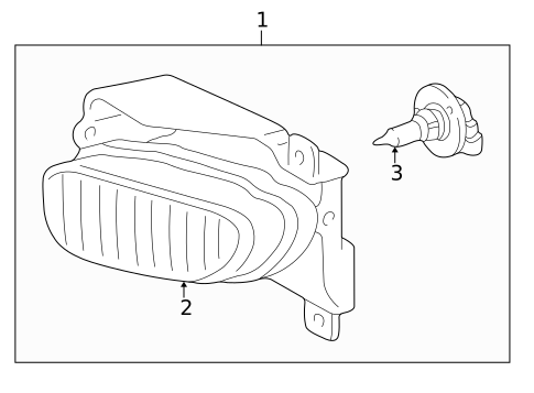 Fog Lamps for 2004 Toyota Tundra #1