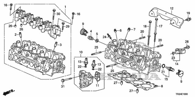 Cylinder Head for 2012 Honda Civic #0