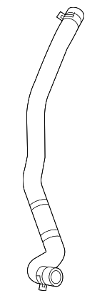 254143D100 - Cooling System: Upper Hose for Hyundai Image