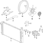 21939 - Cooling System: ACDelcoâ„¢ Radiator for GM Image