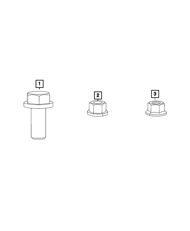 6101794 - Electrical: Hex Head Bolt And Coned Washer for Mopar Image