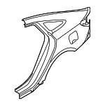 71503C2C05 - Body: Quarter Panel for Hyundai Image