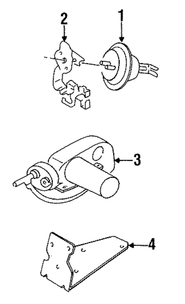 77103573F - Electrical: Throttle Sensor Bracket for Audi Image
