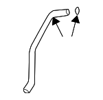 70050TP6A00 - Body: Drain Tube for Honda: Accord Crosstour, Crosstour Image