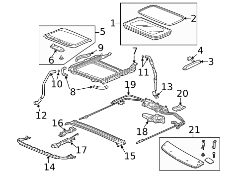 Sunroof for 2010 Honda Accord Crosstour #1