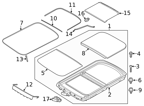 Sunroof for 2016 Mini Cooper Paceman #0