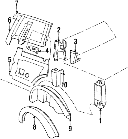 Inner Components for 1985 Oldsmobile 98 #1