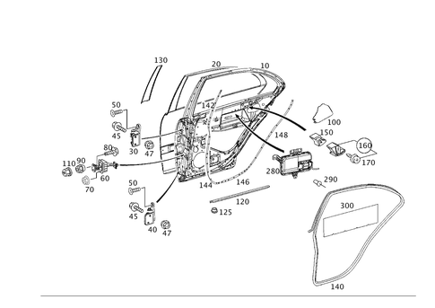 Rear Doors for 2006 Mercedes-Benz C55 AMG #0