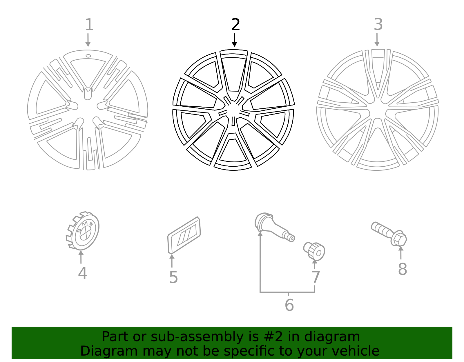 Genuine BMW 36-11-8-089-564 | 20