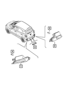 68390460AA - Electrical: Backup Lamp, Left for Fiat: 500L Image